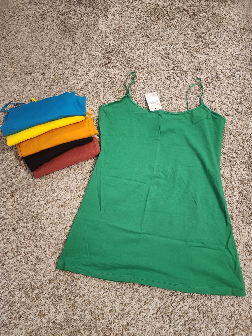 6 Bozzolo Spaghetti Strap Camisoles